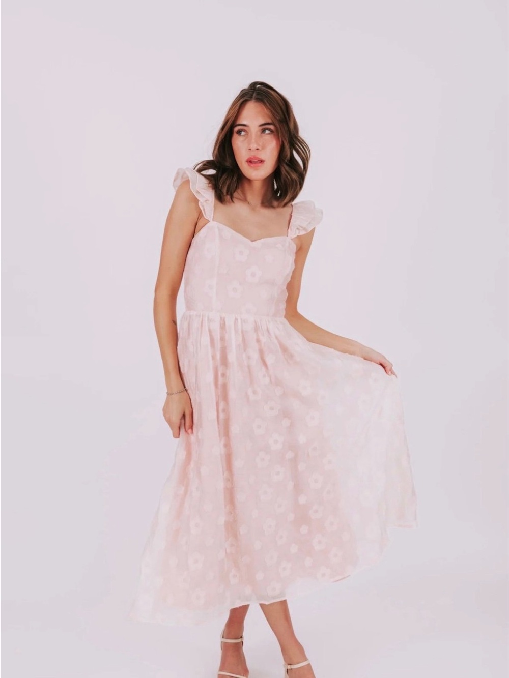 One Loved Babe Pink
Midi Dress Woman's Size L